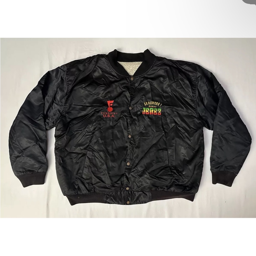 RARE Banda La Jerez La Numero 1 Black Jacket Size 2XL Fonovisa USA - PLEASE READ